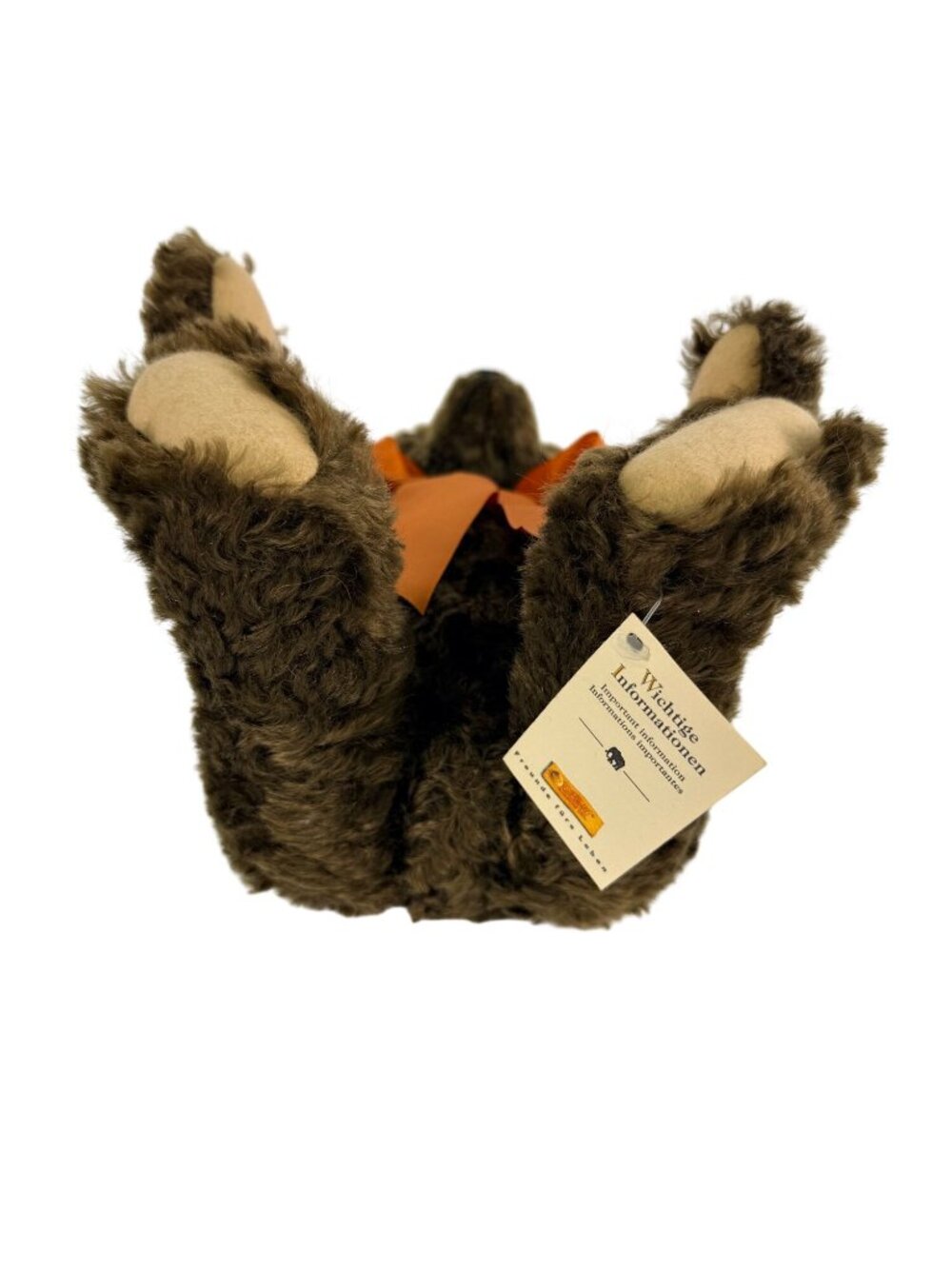 Steiff Autumn Teddy Bear "Mack" Mohair Jointed w/ Growler 665677 13” Germany - Picture 7 of 7